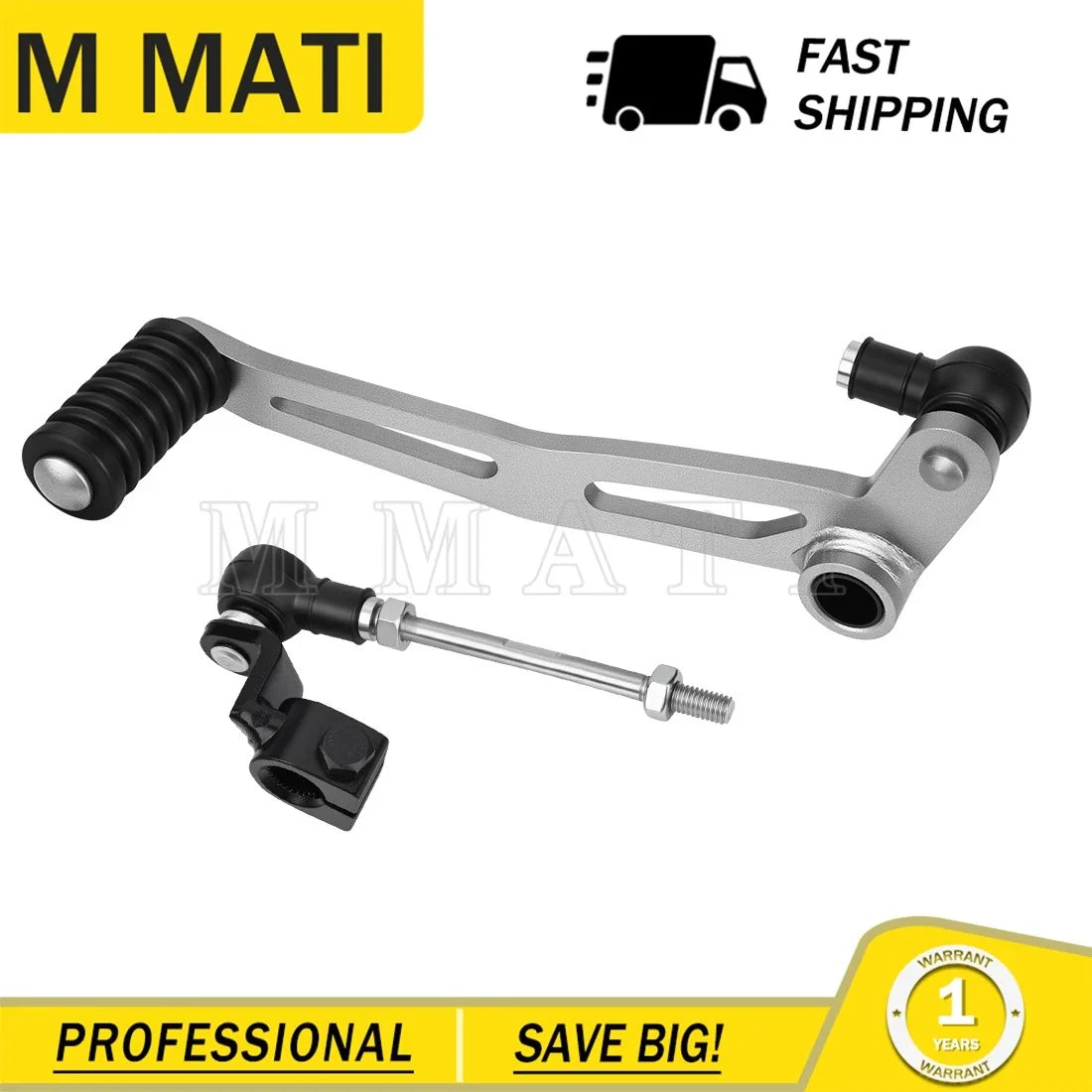 Shift Lever with Gear Shifter Pedal for Kawasaki Ninja 400 Z400 2018-2024