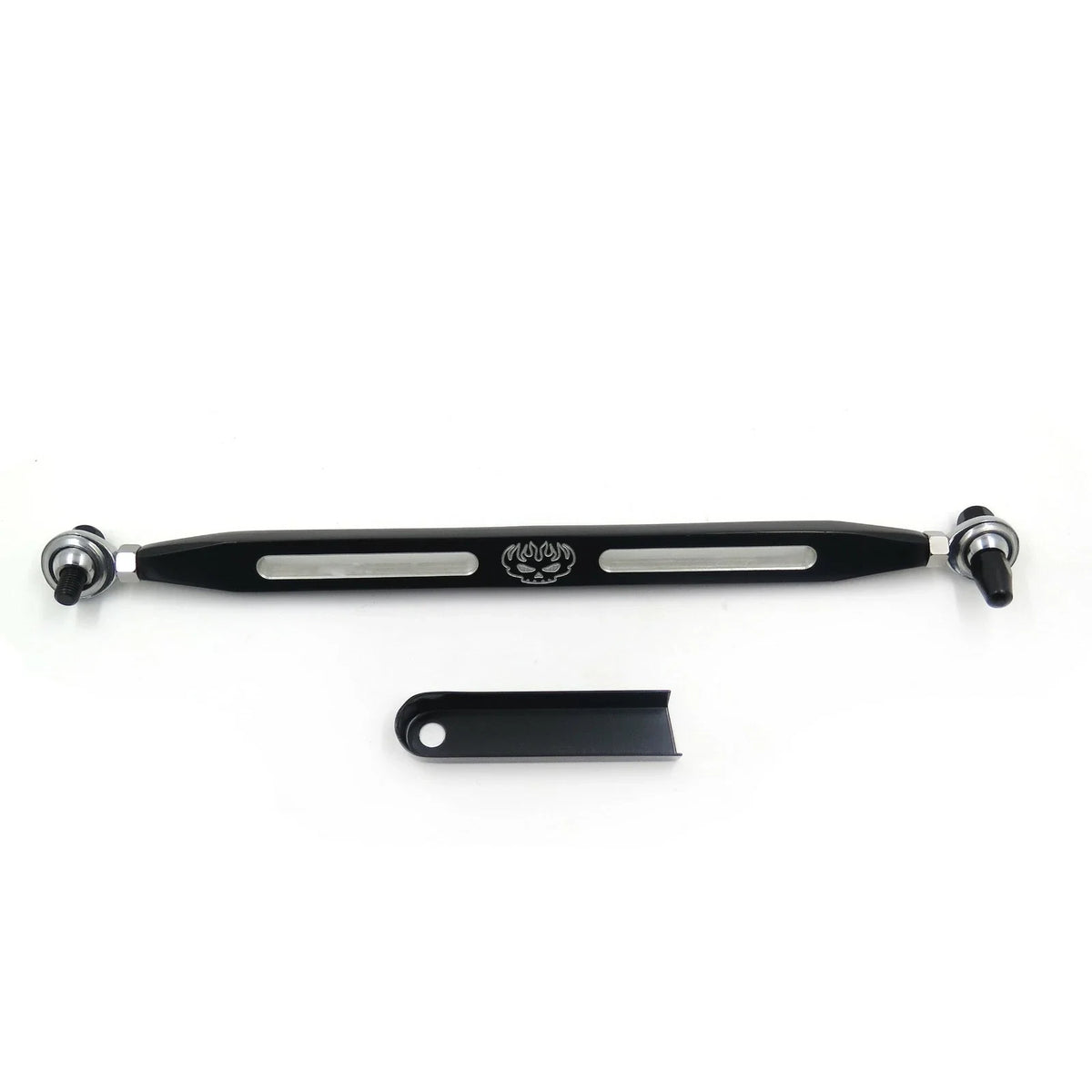 Flame Slotted Shift Linkage in Black for Harley Road King Touring 2014-2023