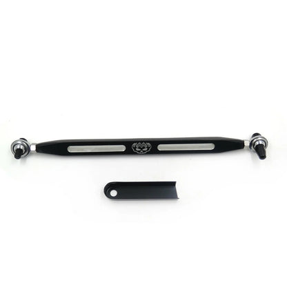 Flame Slotted Shift Linkage in Black for Harley Road King Touring 2014-2023