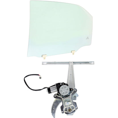 Door Glass Kit for Honda Accord (1998–2002) Rear Left 2Pc