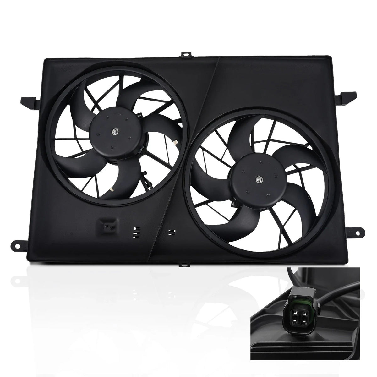Condenser Radiator Cooling Fan for GMC Acadia & Buick Enclave 07-17