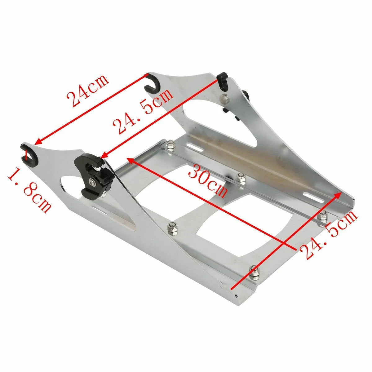 Trunk Rack Backrest Mount for Harley Glide Touring 2014–Present