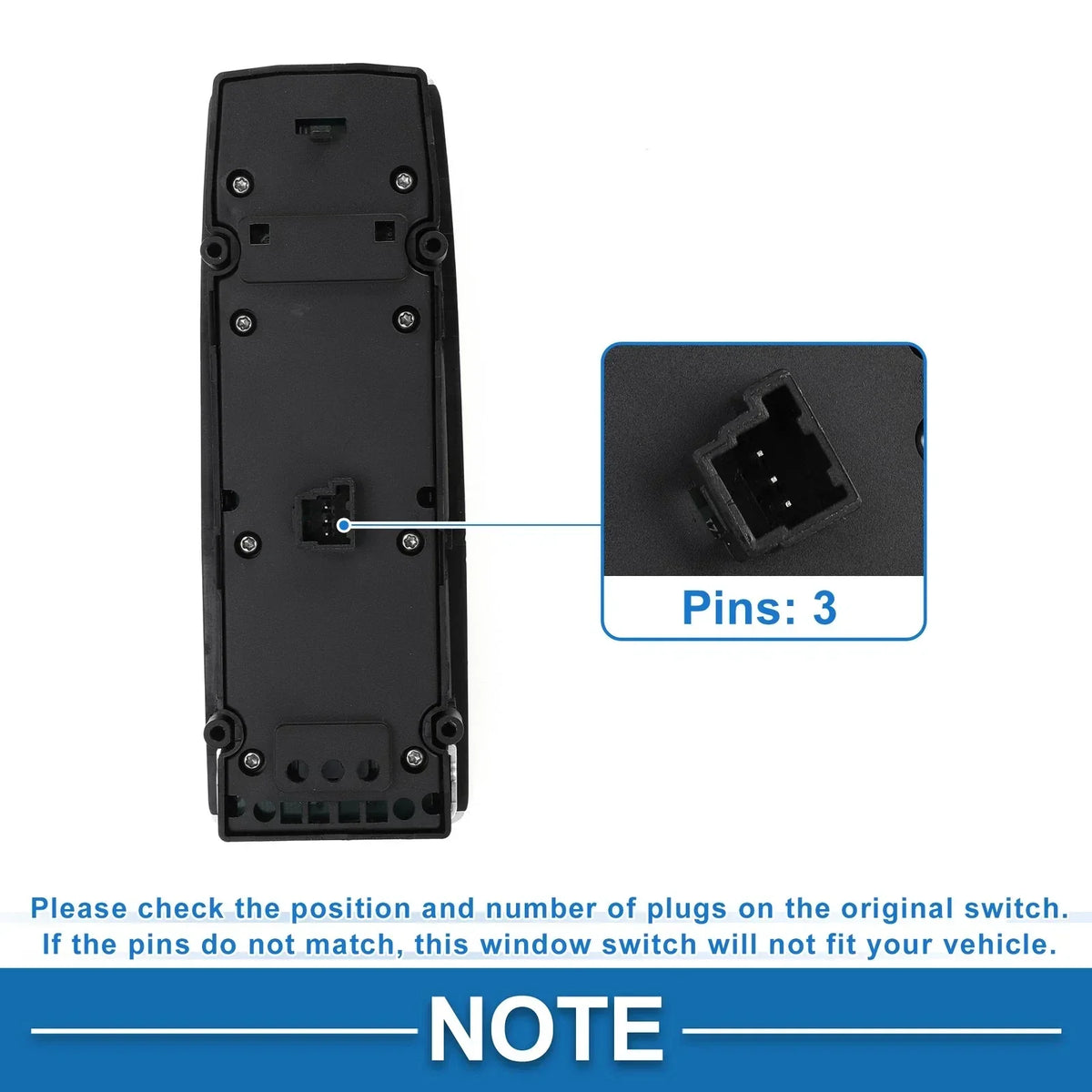 Power Window Switch for Mercedes-Benz C-Class (C200) 2001-2007