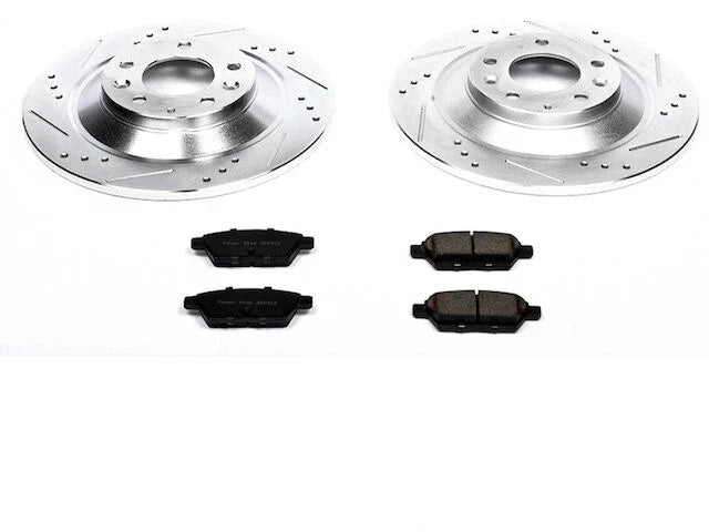 Rear Brake Pad and Rotor Kit for Mazda 6 Mazdaspeed (2006–2007) DM563HC