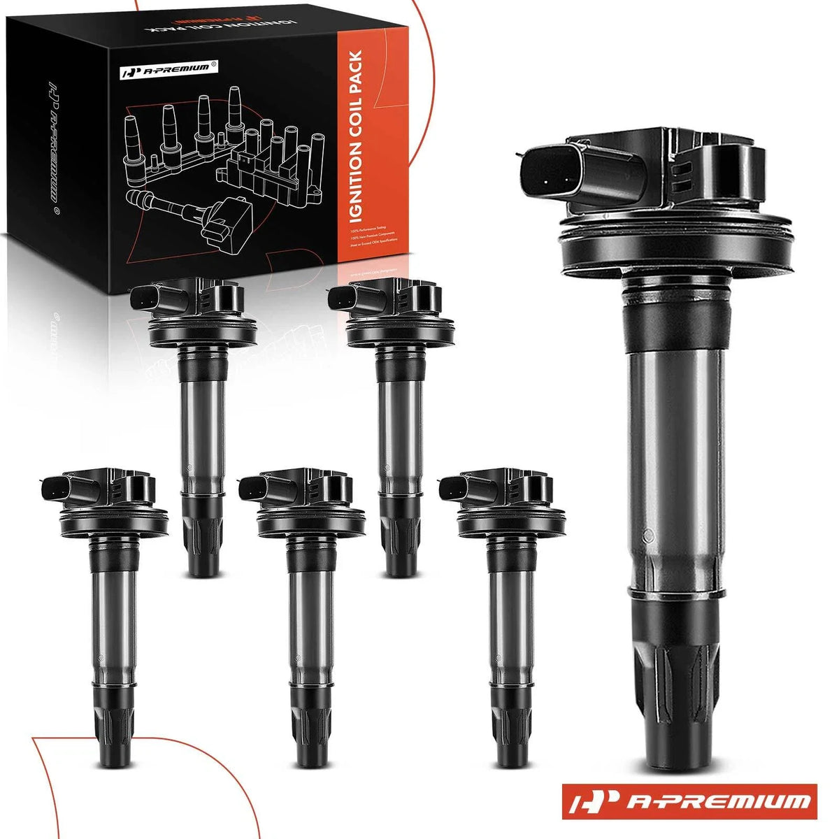 6x Ignition Coil for Ford F-150, Explorer, Fusion (2011–2017)
