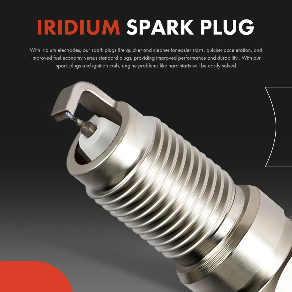 Set of Ignition Coils and Iridium Spark Plugs for Ford Taurus