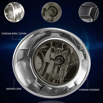 Smoked Fog Lights for 2010–2013 Chevy Camaro W/Bulbs