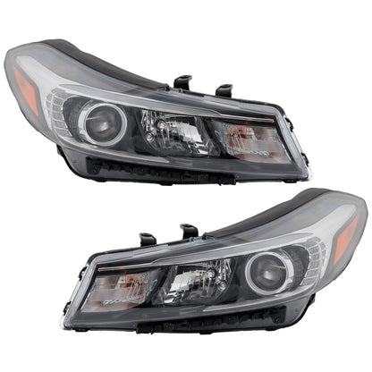 Set of 2 Headlights for Kia Forte5 (2010–2013)