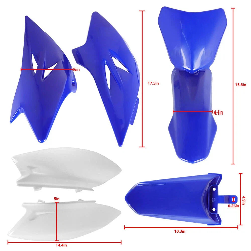 Side Cover Fairing Fender Kit for Yamaha TTR 50 (2006–2021) - ABS Plastic