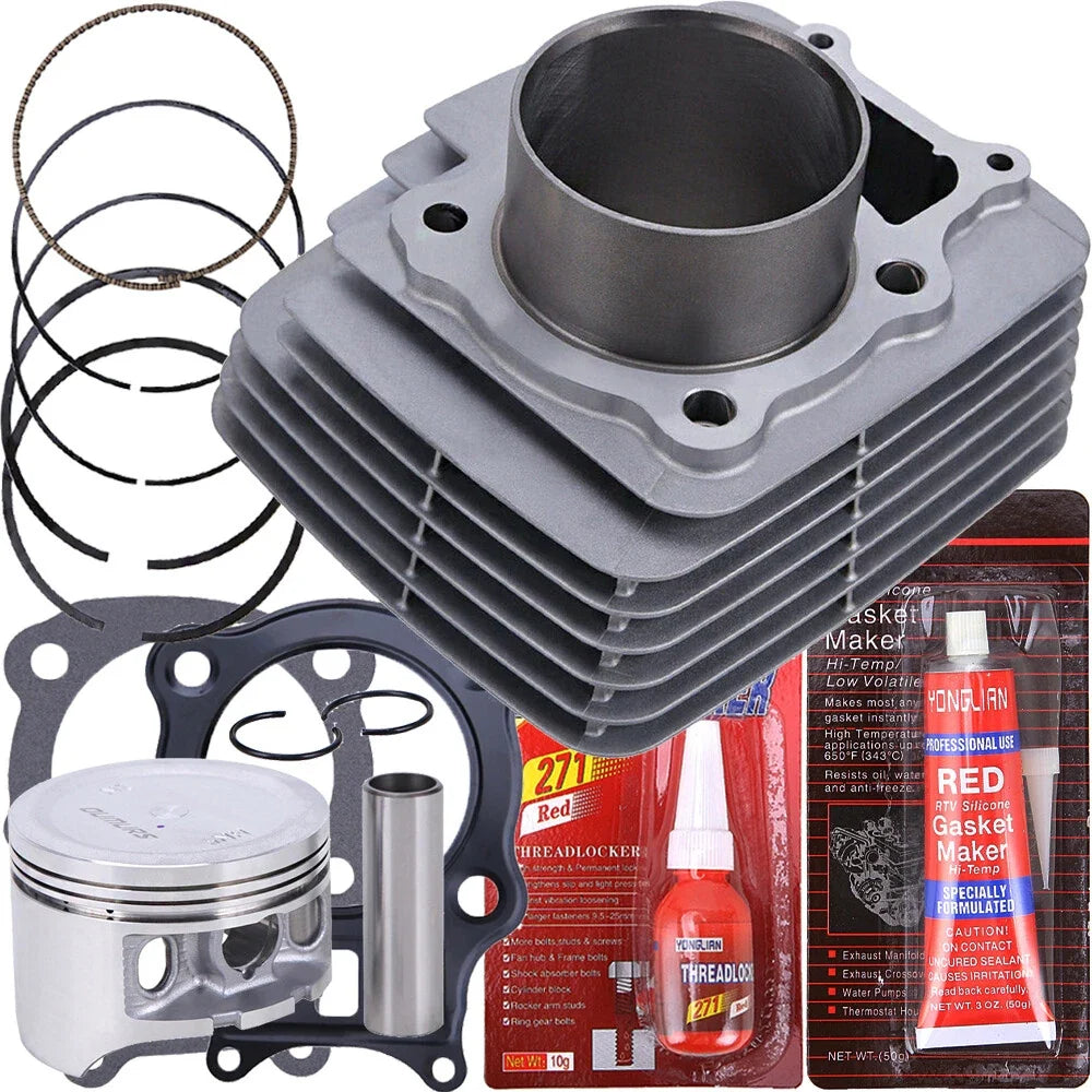 Top End Kit Cylinder Piston Gasket for Honda Rancher 350 TRX350FM (2000–2006)