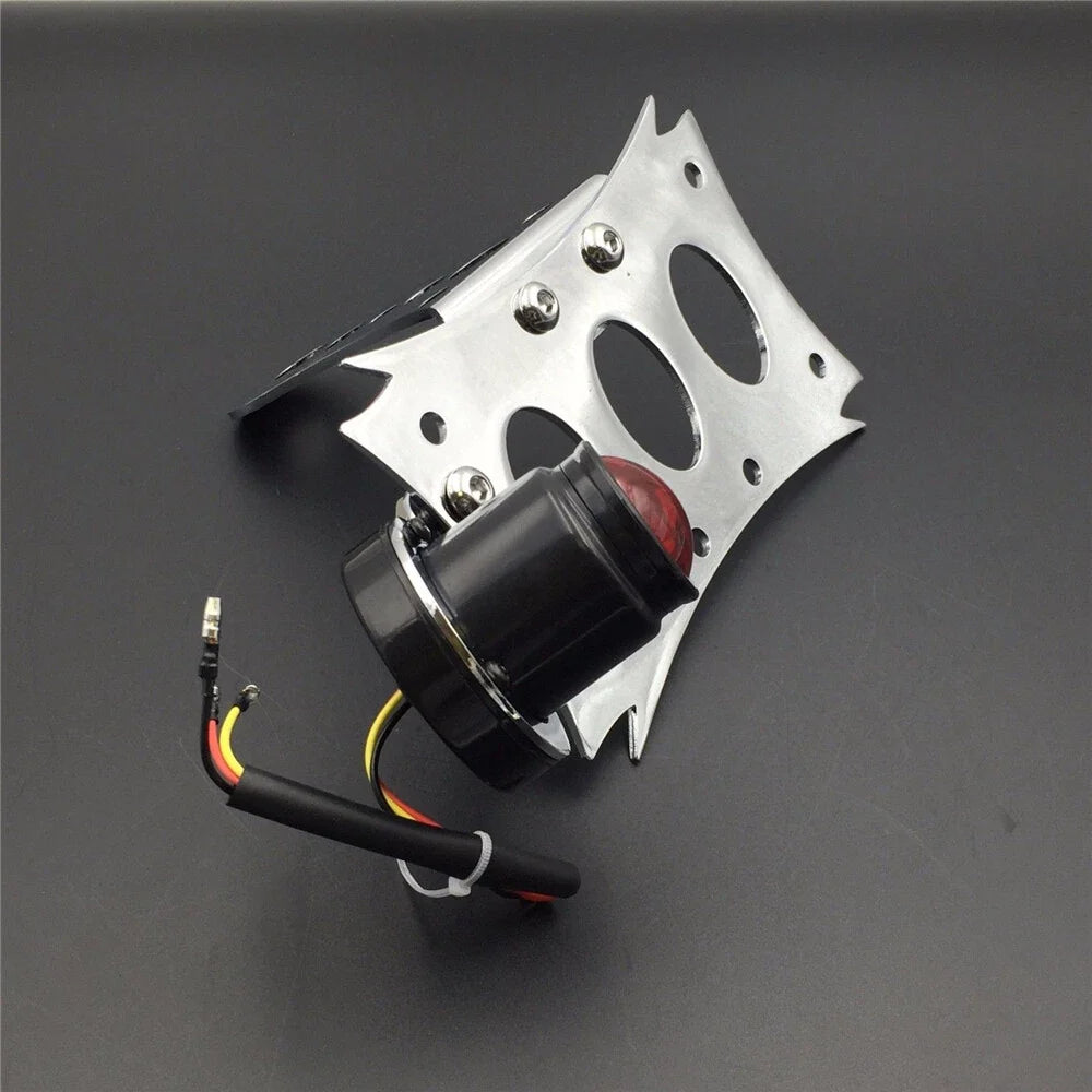 License Bracket Chrome for Harley Chopper Touring Bobber