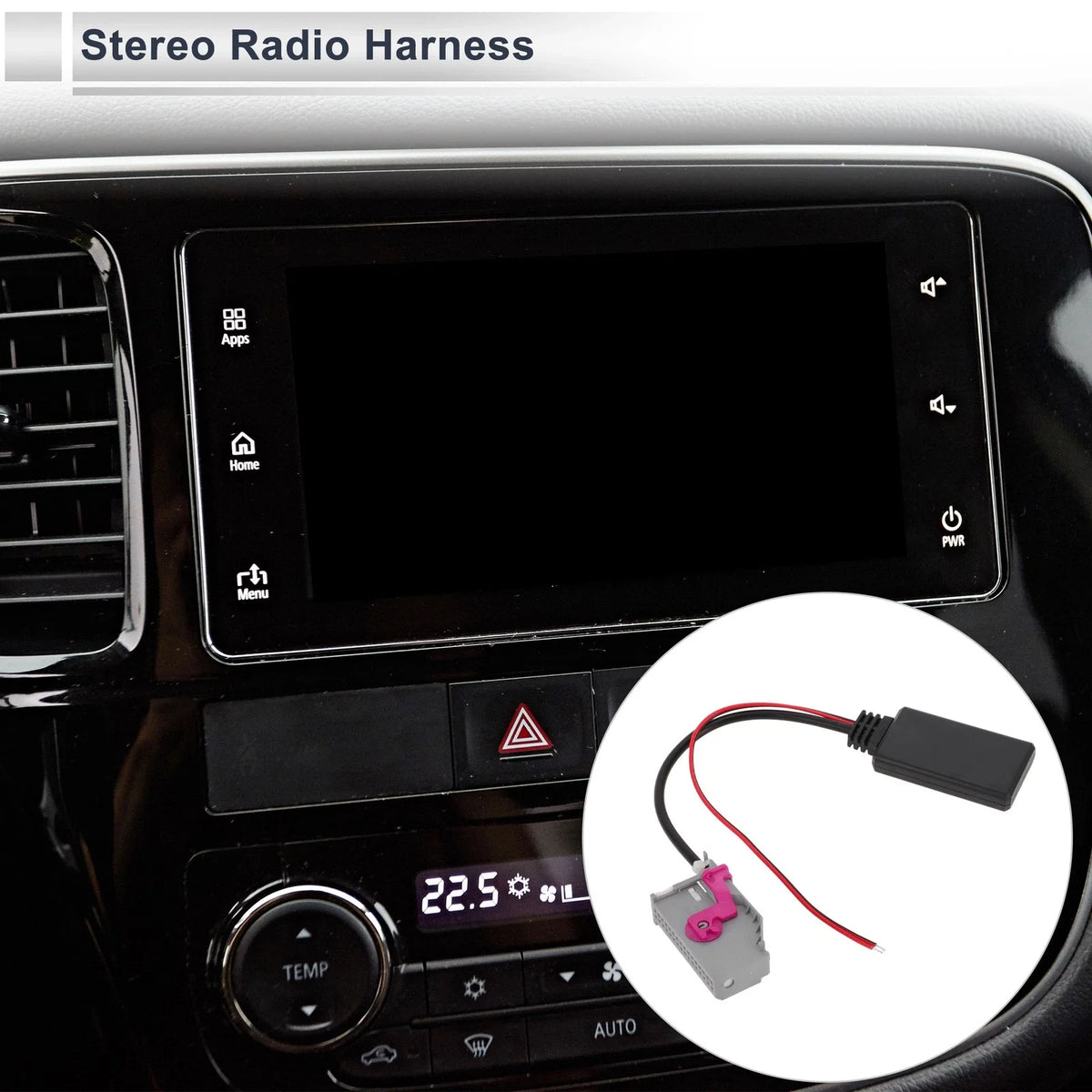 Bluetooth AUX Adapter Music Cable Stereo Radio Harness for Audi A3 (2013–2020)