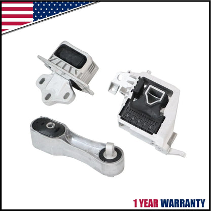 3-Piece Engine Mount Set for BMW X1 X2 Mini Cooper Clubman 2014-2021