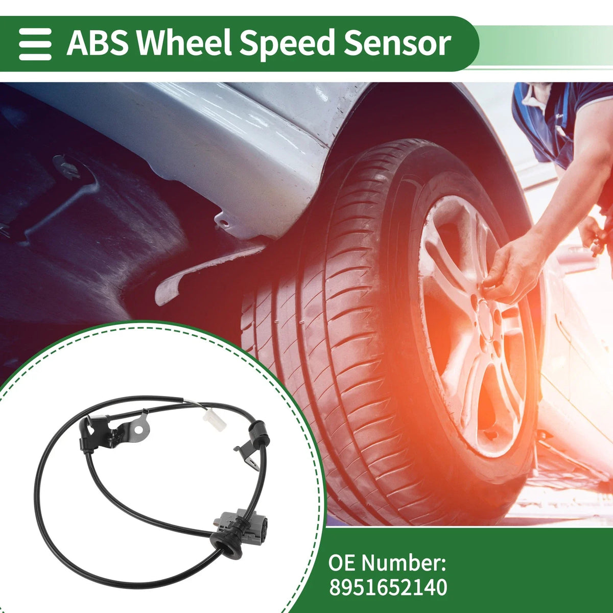 ABS Wheel Speed Sensor No. 8951652140 for Toyota Yaris (2013–2014)