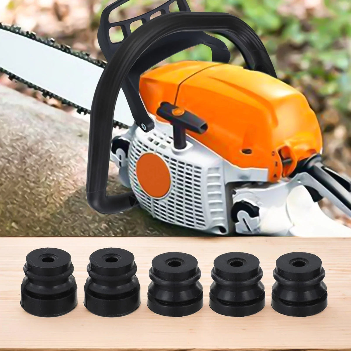 Damping Rubber Pads Kit for Chainsaw 4500 5200 5800 (Vibration Control)