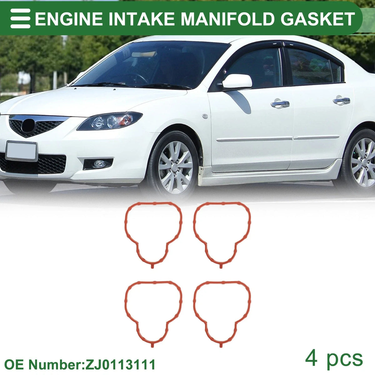 Intake Manifold Gasket for Mazda 3 (2003–2009) No.ZJ0113111