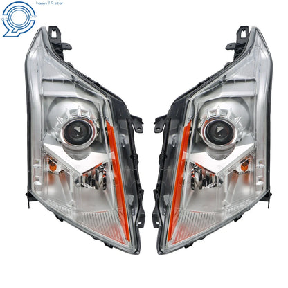 Halogen Projector Headlights Pair for Cadillac SRX (2010–2016)