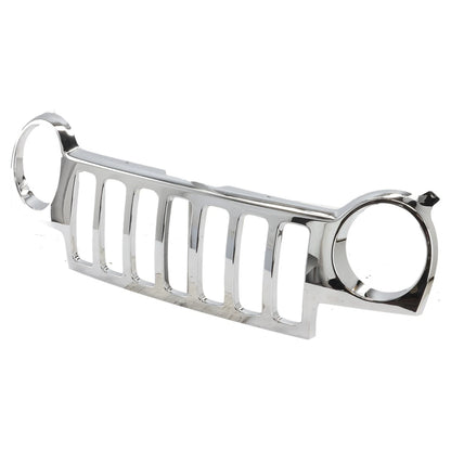 Grille Shell for Jeep Liberty (2002–2004) Chrome Plastic