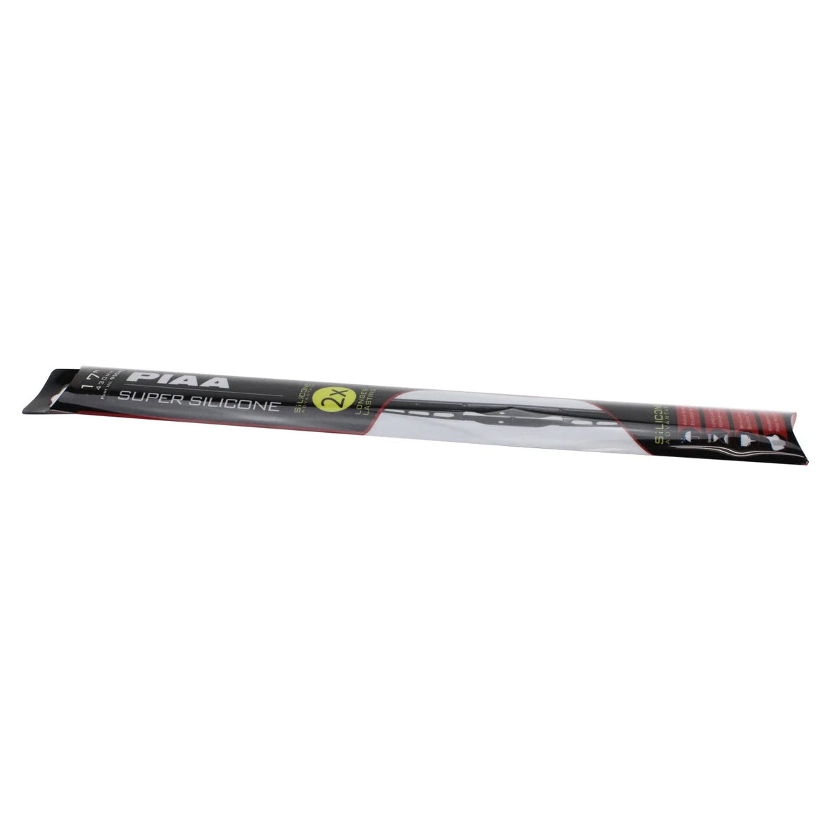 PIAA 95043 Super Silicone Windshield Wiper Blade for Various Vehicles (17")
