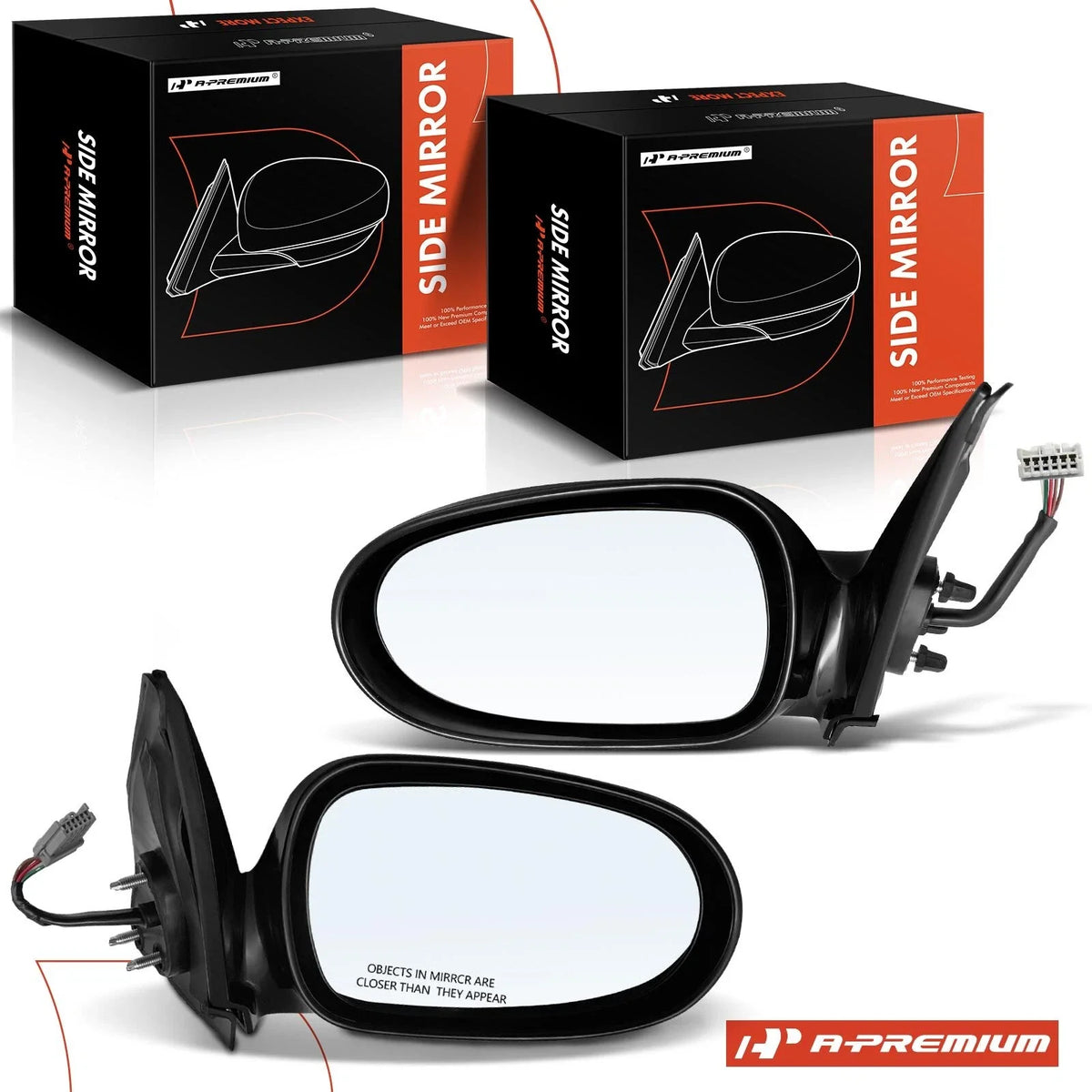 Power Glass Heated Side Mirror for Nissan Sentra (2000–2003)