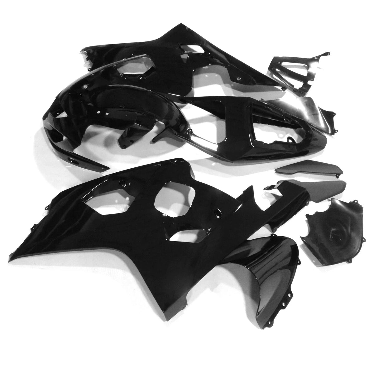 Fairing Kit for Suzuki GSXR600/750 (2004–2005) Glossy Black ABS Bodywork