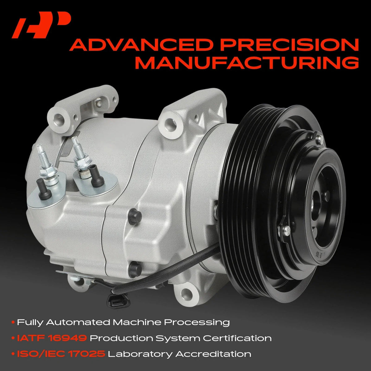 A/C Compressor & Clutch for Honda Pilot, Ridgeline, Acura MDX 2016-2020