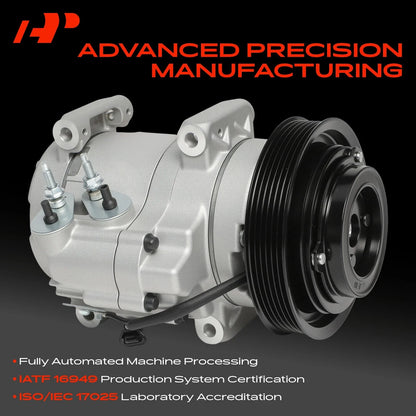 A/C Compressor & Clutch for Honda Pilot, Ridgeline, Acura MDX 2016-2020