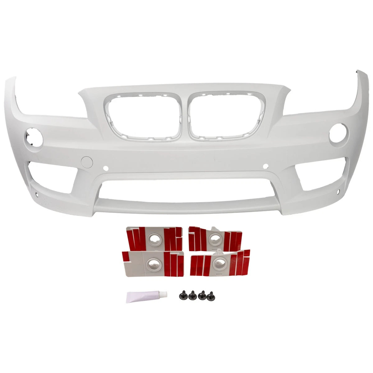 Bumper Cover for BMW X1 (2013–2015) Front Primed w/ Parking Aid Sensor Holes