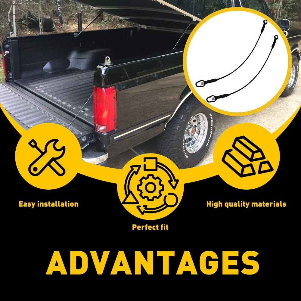 Tailgate Cables Set for F150 F250 F350 (1983–1996)