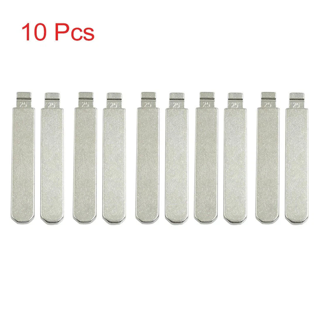 10pcs Metal Uncut Insert Blank Blade Key for Honda Accord 
