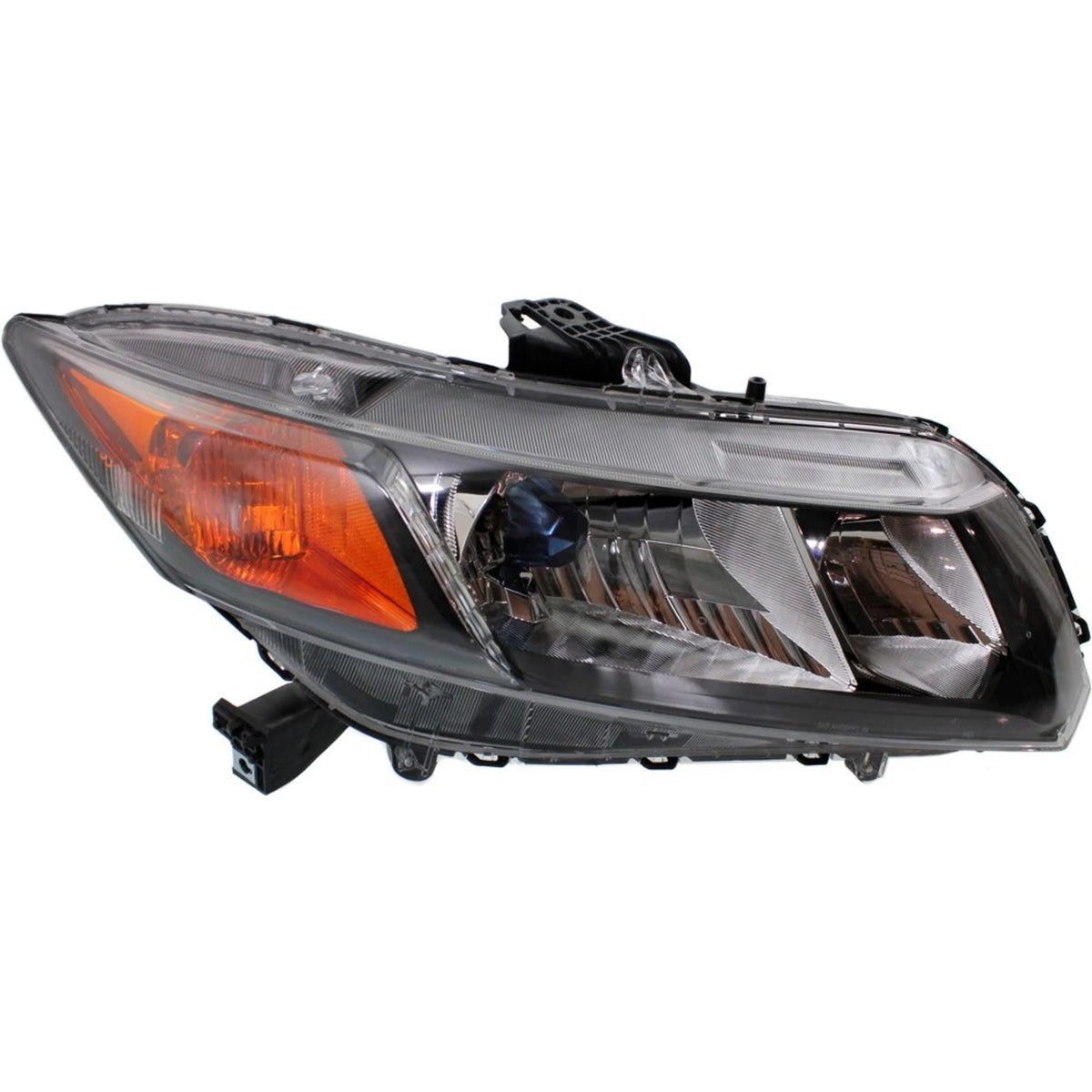 Passenger Side Headlight for Honda Civic (2012) Halogen with Bulb