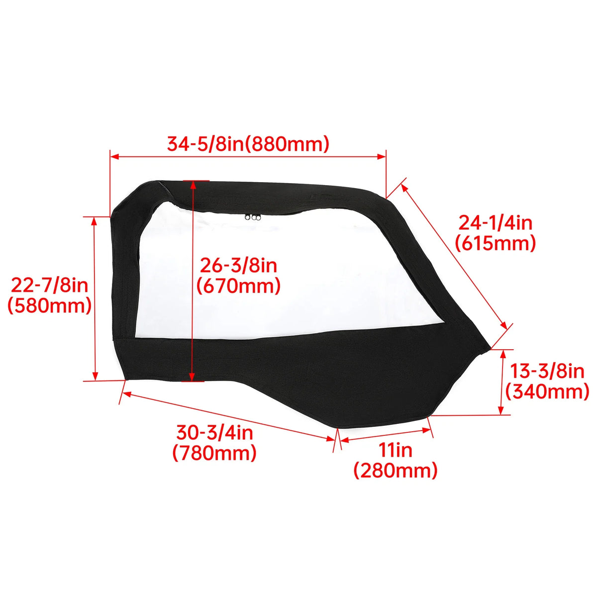 Soft Doors for Polaris General 1000 EPS/Premium EPS (2016–2022)