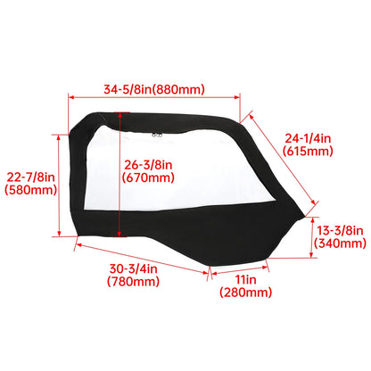 Soft Doors for Polaris General 1000 EPS/Premium EPS (2016–2022)