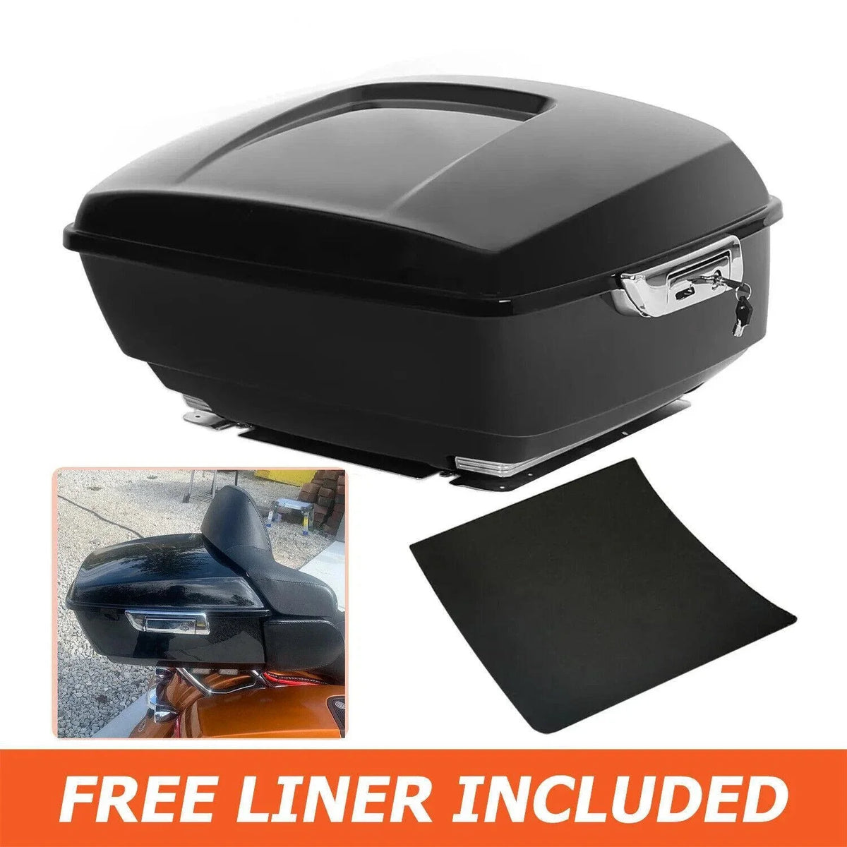 13.7" King Pack Trunk for Harley Davidson Touring (2014–2026)