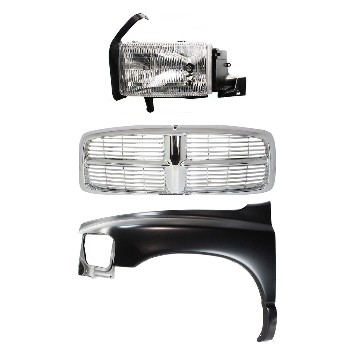 Fender Kit for Dodge Ram 1500 (2002) Primed Front Driver Side
