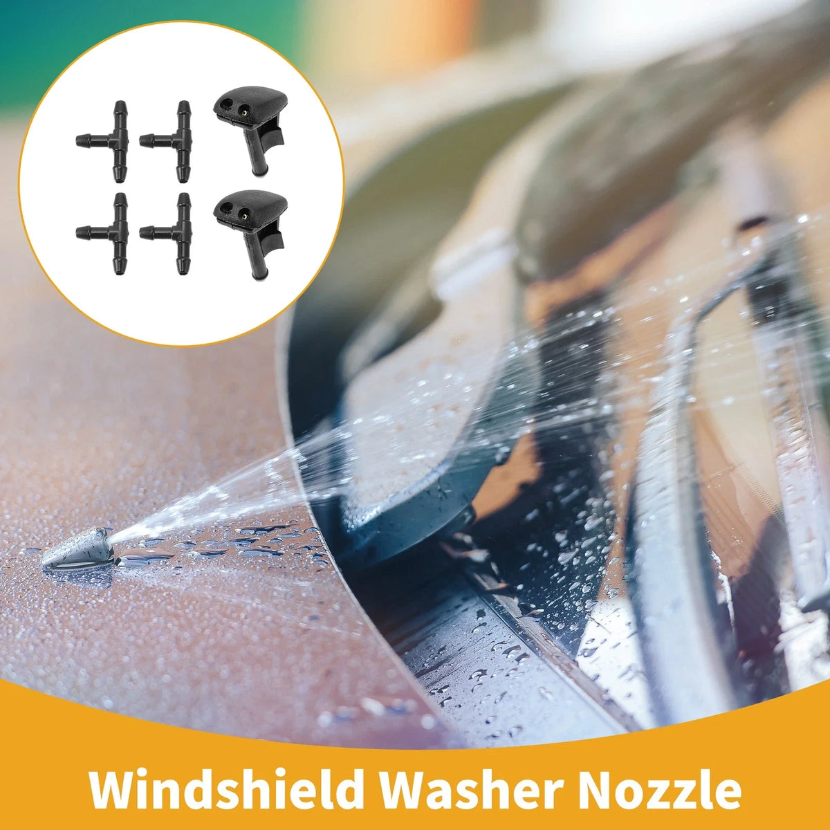 Windshield Washer Nozzle Kit for BMW 3 Series (E36) (1990–2000) No. 61601384859