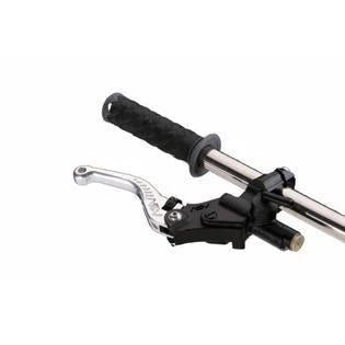 ASV C5 Silver Shorty Brake Lever for Honda VTX1300F (2003–2005)