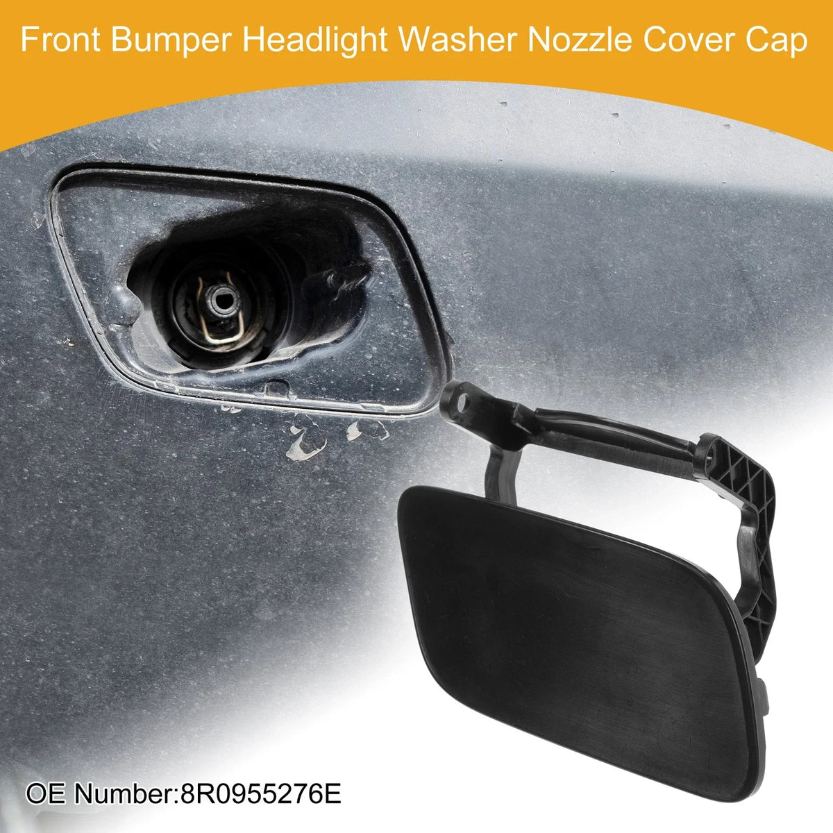 Washer Nozzle Cover Cap for Audi Q5 (2013–2017) 1 Pc Unpainted