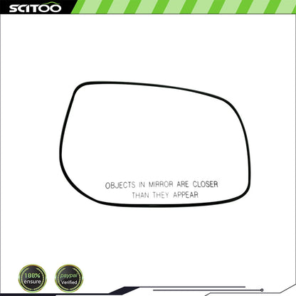 View Mirror Glass with Plate for Passenger Side - Toyota Yaris Sedan 2007-2012