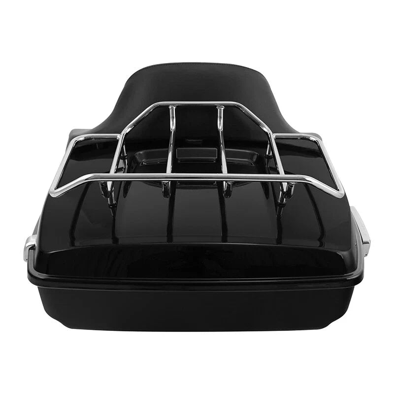 Chopped Trunk Backrest Rack for Harley Touring 2014-2026