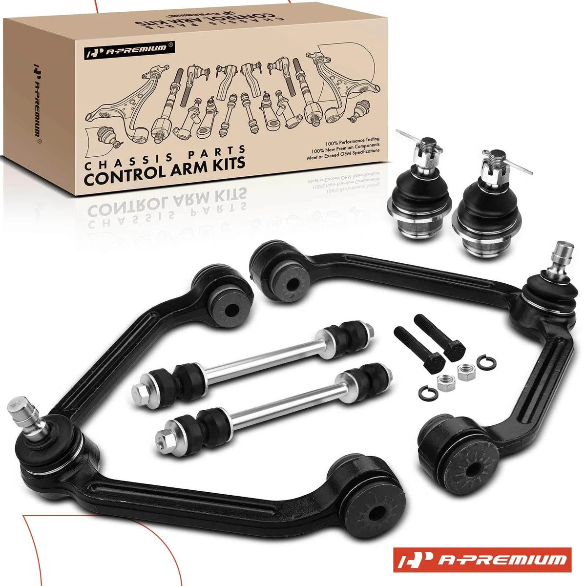 Set of 6 Front Control Arm Ball Joints for Ford Ranger (1998–2011)