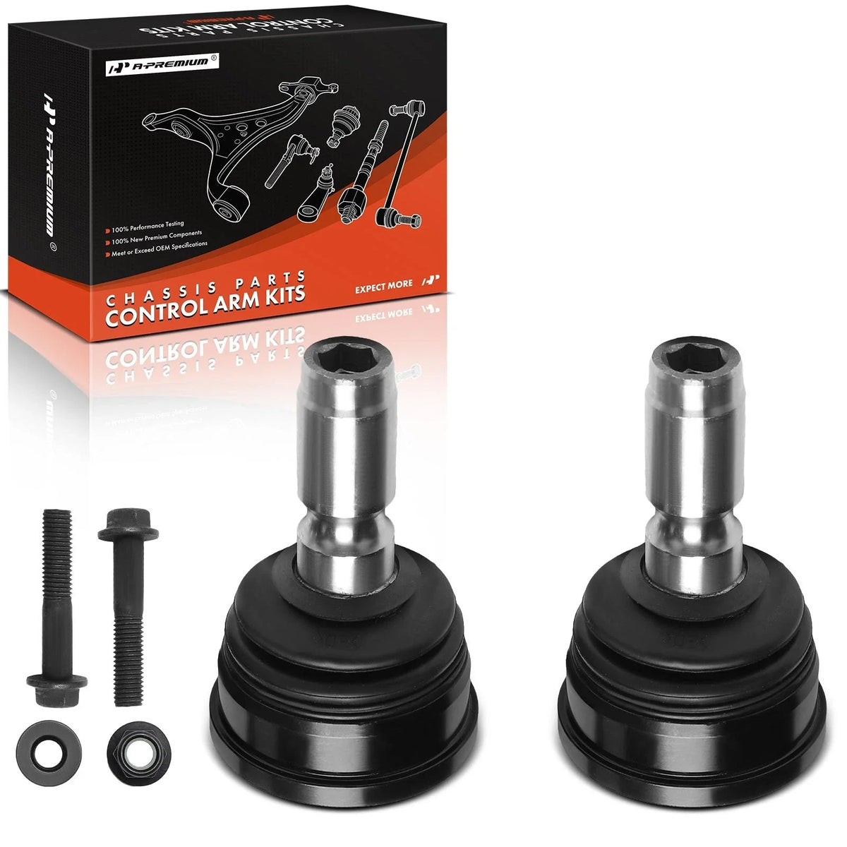 2X Front Lower Suspension Ball Joints for Ford Mustang (2010–2014)