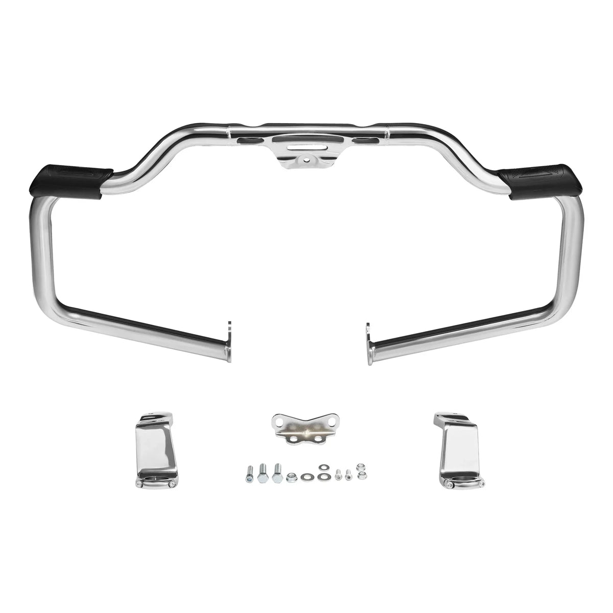 Chrome Mustache Engine Guard Bracket for Harley Low Rider ST 2022-2025