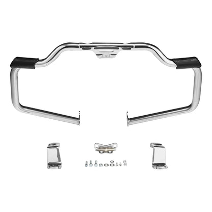 Chrome Mustache Engine Guard Bracket for Harley Low Rider ST 2022-2025