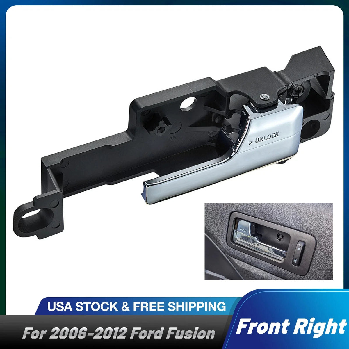 Chrome Interior Door Handle for Ford Fusion (2006–2010)