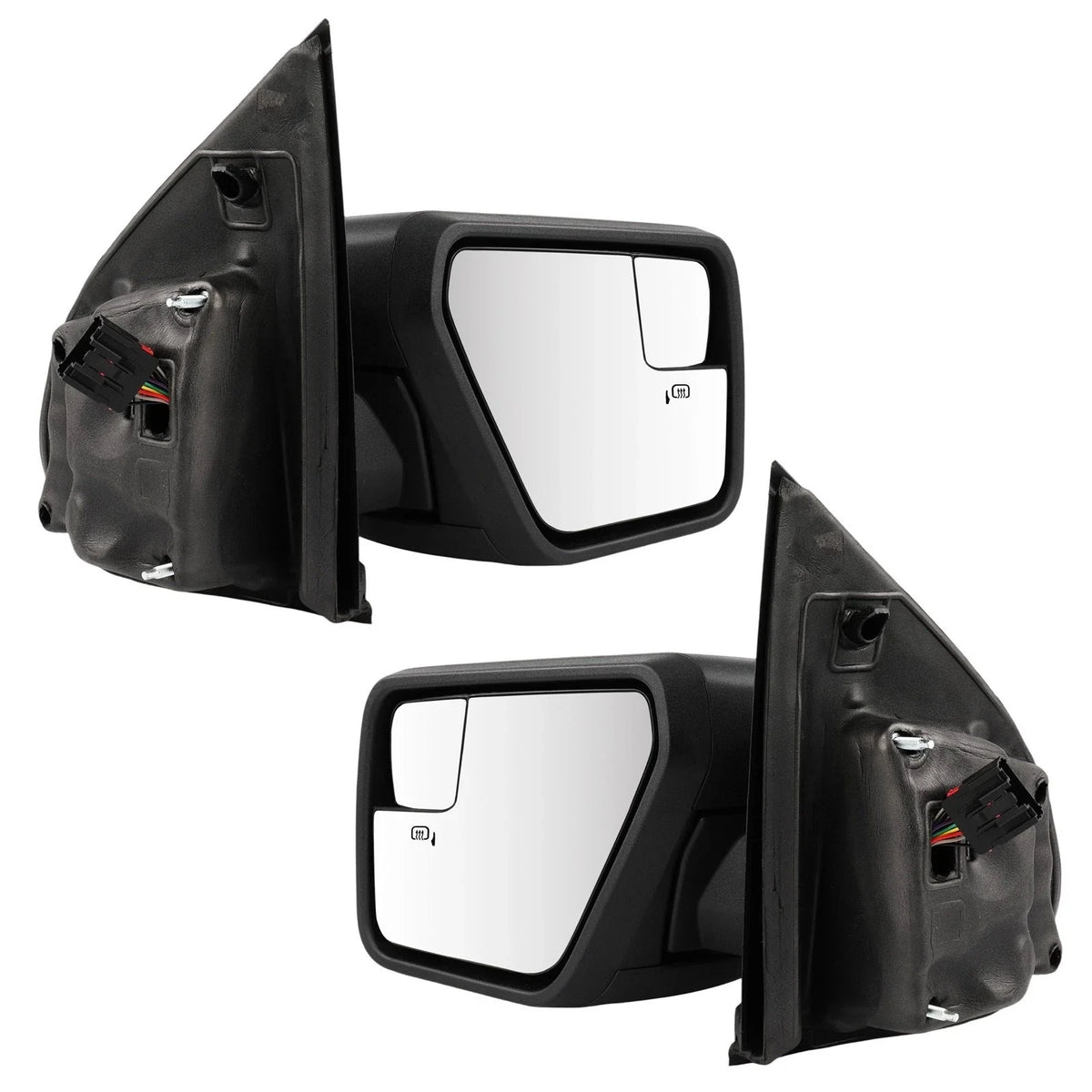 Set of 2 Power Heated Side View Mirrors for Ford F-150 (2021–2024) w/Turn Light