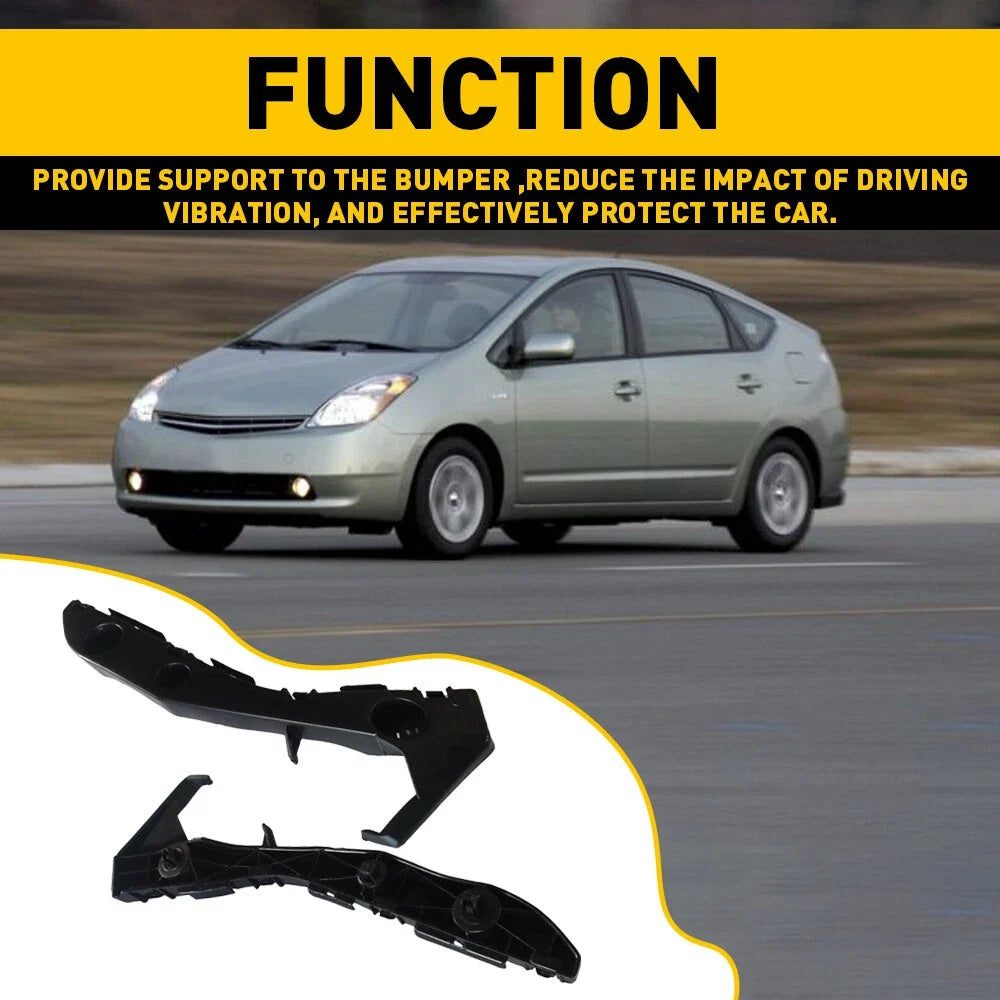 Front Retainer Brackets for Bumper Cover - Set of 2 - 2004-2009 Prius