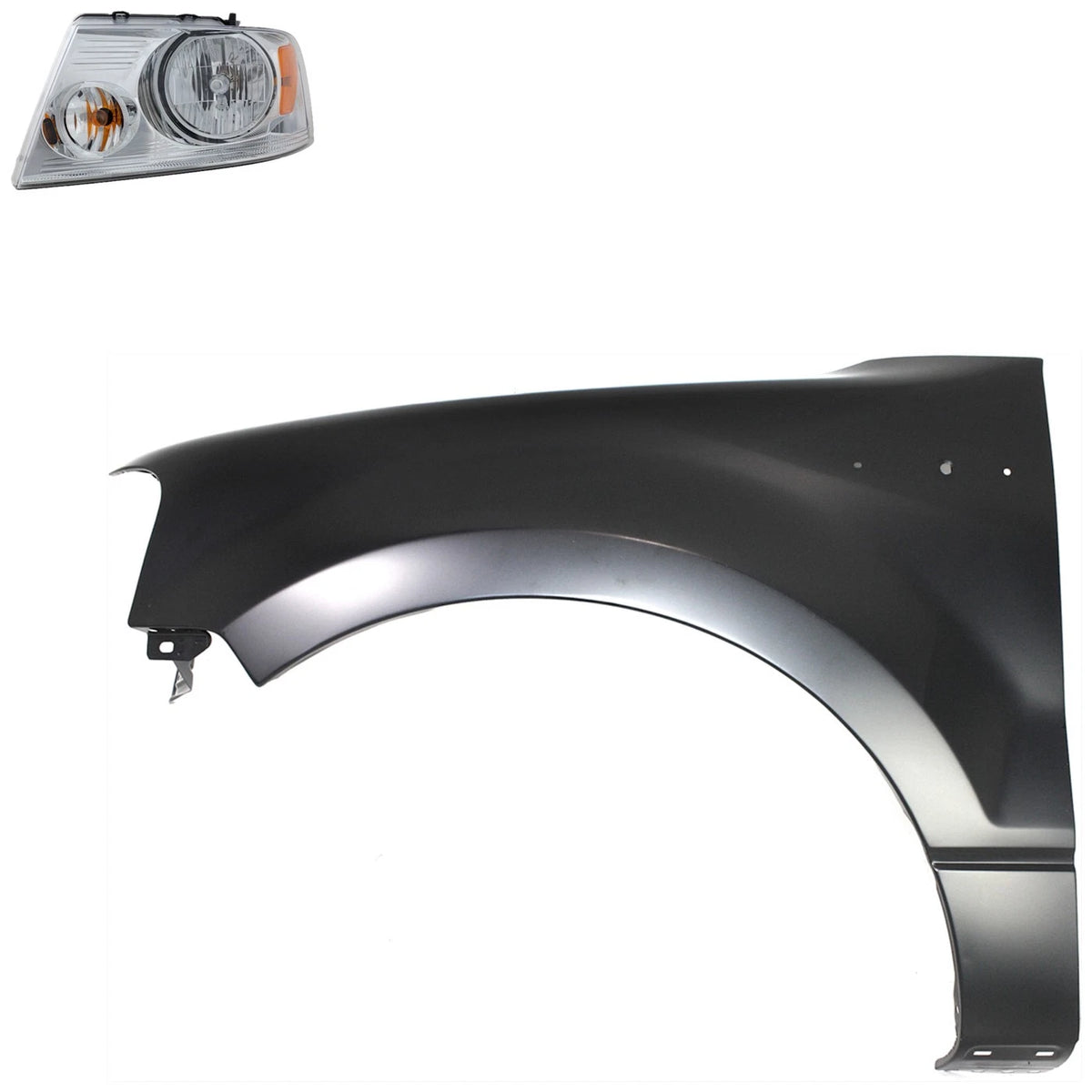 Headlight Kit for Ford F-150 (2004–2008) Driver Side, 1 Fender 7L3Z13008GA