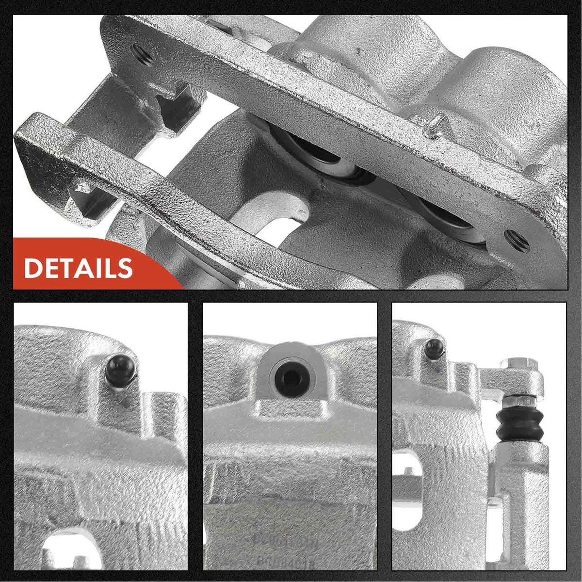 Front Brake Rotors (Drilled) with Ceramic Pads for Honda Odyssey 2005-2010
