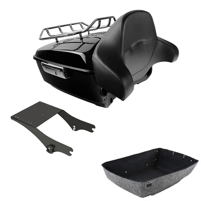Mount Rack Trunk Pad for Harley Davidson Touring 1997-2008